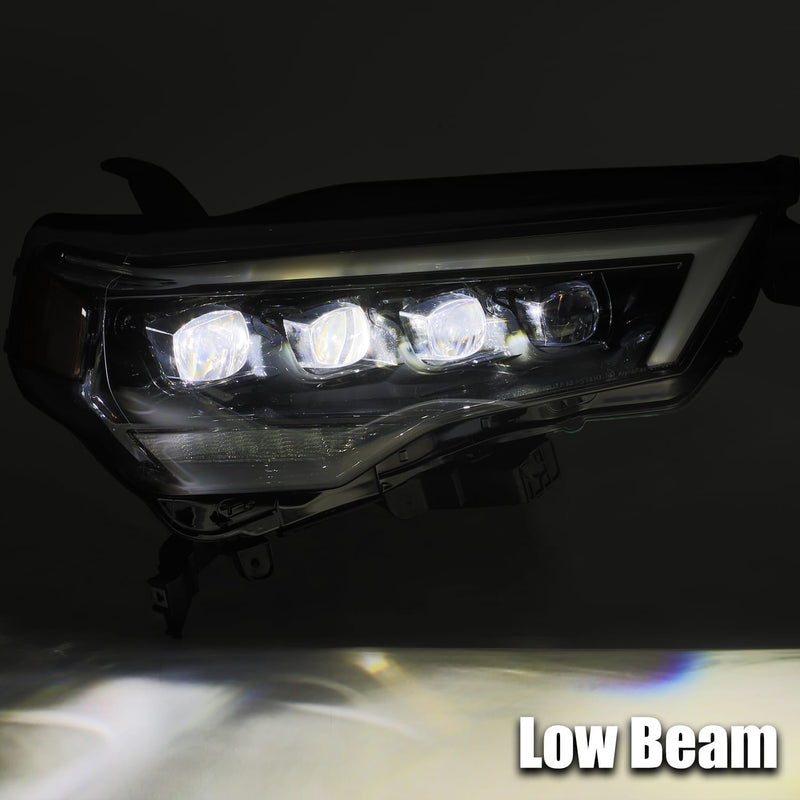 ALPHAREX - 14-20 Toyota 4Runner NOVA-Series LED Projector Headlights Black-Lighting-Deviate Dezigns (DV8DZ9)