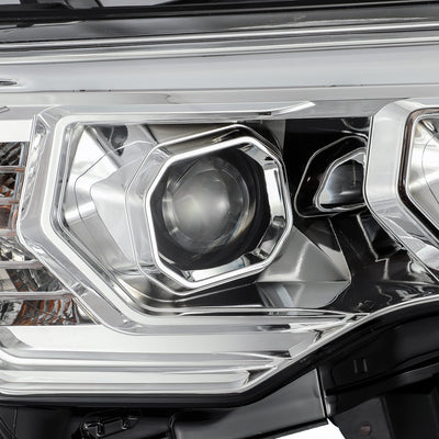 ALPHAREX - 14-20 Toyota 4Runner PRO-Series Projector Headlights Chrome-Lighting-Deviate Dezigns (DV8DZ9)