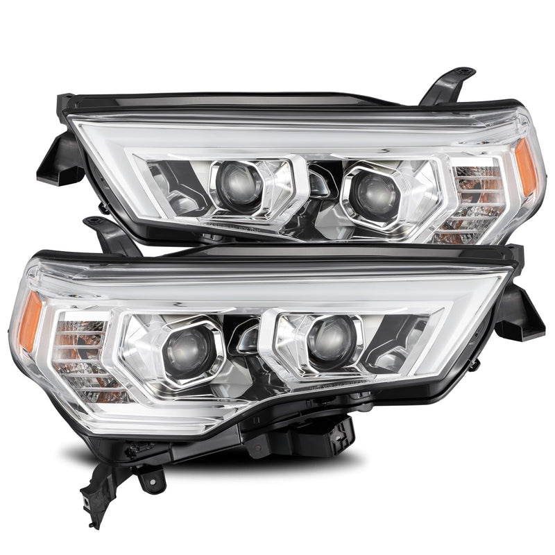 ALPHAREX - 14-20 Toyota 4Runner PRO-Series Projector Headlights Chrome-Lighting-Deviate Dezigns (DV8DZ9)