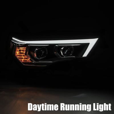 ALPHAREX - 14-20 Toyota 4Runner PRO-Series Projector Headlights Alpha-Black-Lighting-Deviate Dezigns (DV8DZ9)