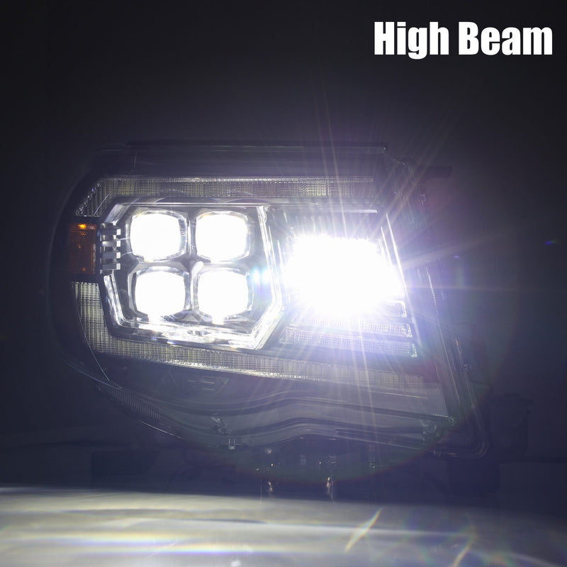 ALPHAREX - 05-11 Toyota Tacoma NOVA-Series LED Projector Headlights Black-Lighting-Deviate Dezigns (DV8DZ9)