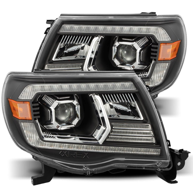 ALPHAREX - 05-11 Toyota Tacoma PRO-Series Projector Headlights Black-Lighting-Deviate Dezigns (DV8DZ9)