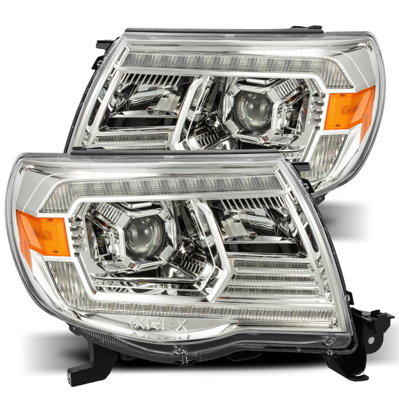 ALPHAREX - 05-11 Toyota Tacoma PRO-Series Projector Headlights Chrome-Lighting-Deviate Dezigns (DV8DZ9)