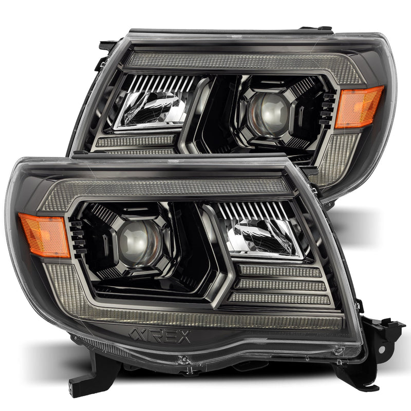 ALPHAREX - 05-11 Toyota Tacoma PRO-Series Projector Headlights Alpha-Black-Lighting-Deviate Dezigns (DV8DZ9)