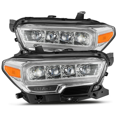 ALPHAREX - 16-20 Toyota Tacoma NOVA-Series LED Projector Headlights Chrome-Lighting-Deviate Dezigns (DV8DZ9)