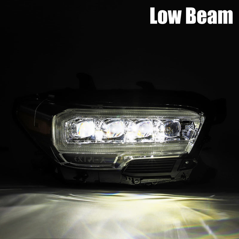 ALPHAREX - 16-20 Toyota Tacoma NOVA-Series LED Projector Headlights Black-Lighting-Deviate Dezigns (DV8DZ9)