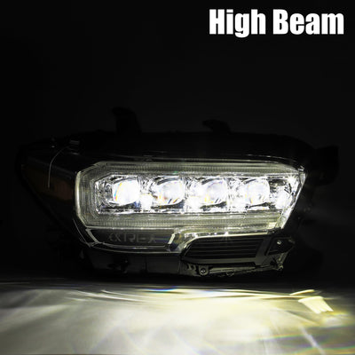 ALPHAREX - 16-20 Toyota Tacoma NOVA-Series LED Projector Headlights Black-Lighting-Deviate Dezigns (DV8DZ9)