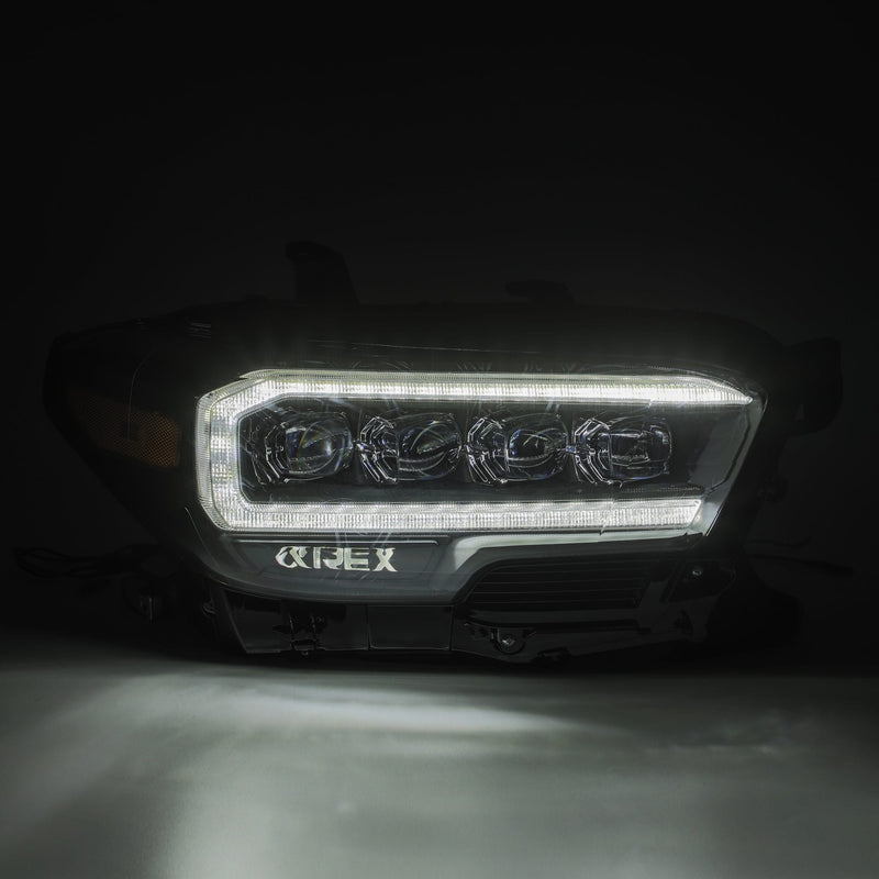 ALPHAREX - 16-20 Toyota Tacoma NOVA-Series LED Projector Headlights Black-Lighting-Deviate Dezigns (DV8DZ9)