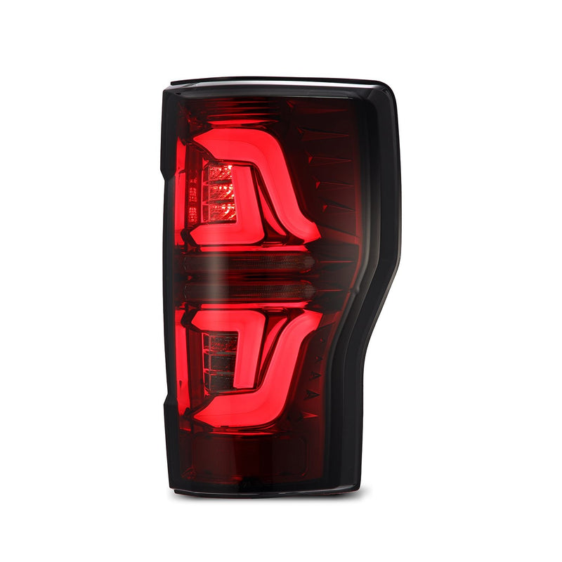 ALPHAREX - PRO | Red Smoke | 2017-2019 Ford Super Duty-Tail Lights-Deviate Dezigns (DV8DZ9)