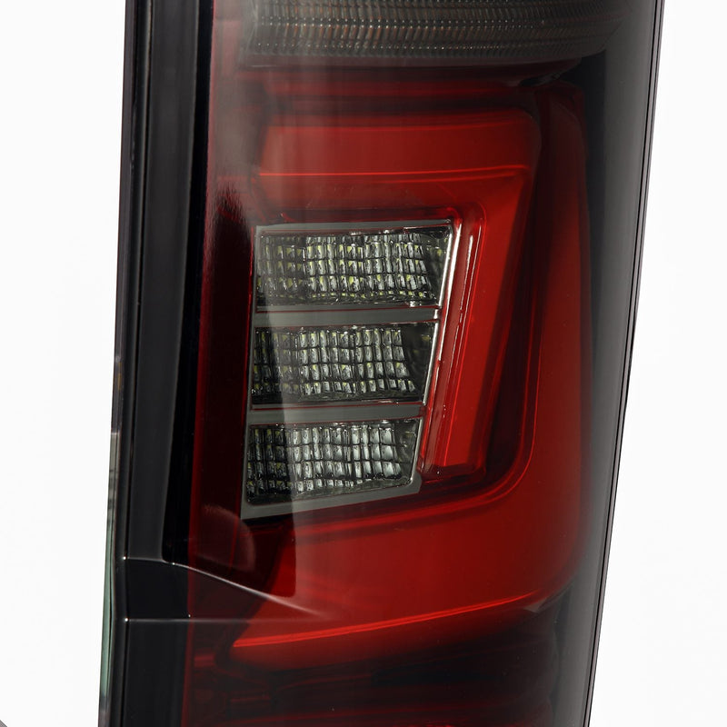 ALPHAREX - PRO | Red Smoke | 2017-2019 Ford Super Duty-Tail Lights-Deviate Dezigns (DV8DZ9)