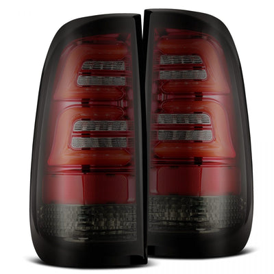 ALPHAREX - PRO | Red Smoke | F-150 97-03 | Super Duty F-250 / F-350 99-16-Tail Lights-Deviate Dezigns (DV8DZ9)