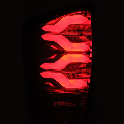 ALPHAREX - 16-20 Toyota Tacoma PRO-Series LED Tail Lights Red Smoke-Lighting-Deviate Dezigns (DV8DZ9)