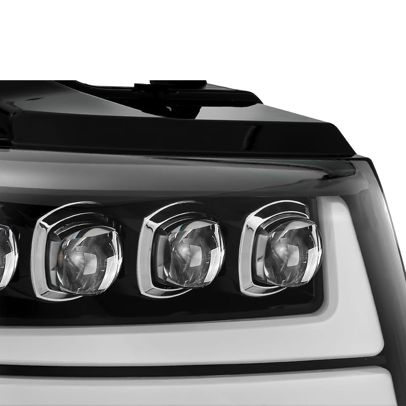 ALPHAREX - NOVA | Jet Black | 07-14 Chevrolet Tahoe / Suburban / 07-13 Avalanche-Tail Lights-Deviate Dezigns (DV8DZ9)