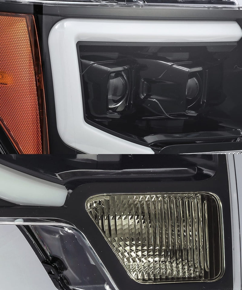 ALPHAREX - LUXX | Jet Black | F-150 | 09-14-Head Lights-Deviate Dezigns (DV8DZ9)