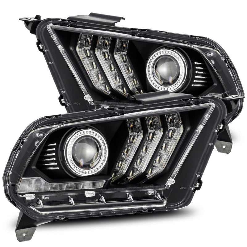 Alpharex - LUXX | Black | Ford Mustang | 10-12-Headlights-Deviate Dezigns (DV8DZ9)