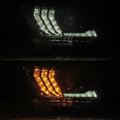 Alpharex - LUXX | Alpha-Black | Ford Mustang | 10-12-Headlights-Deviate Dezigns (DV8DZ9)