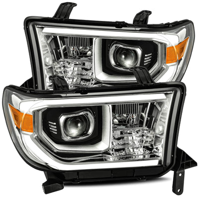 ALPHAREX - 07-13 Toyota Tundra PRO-Series Projector Headlights Chrome (W/O Level Adjuster)-Lighting-Deviate Dezigns (DV8DZ9)