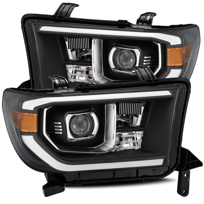 ALPHAREX - 07-13 Toyota Tundra PRO-Series Projector Headlights Black (W/O Level Adjuster)-Lighting-Deviate Dezigns (DV8DZ9)