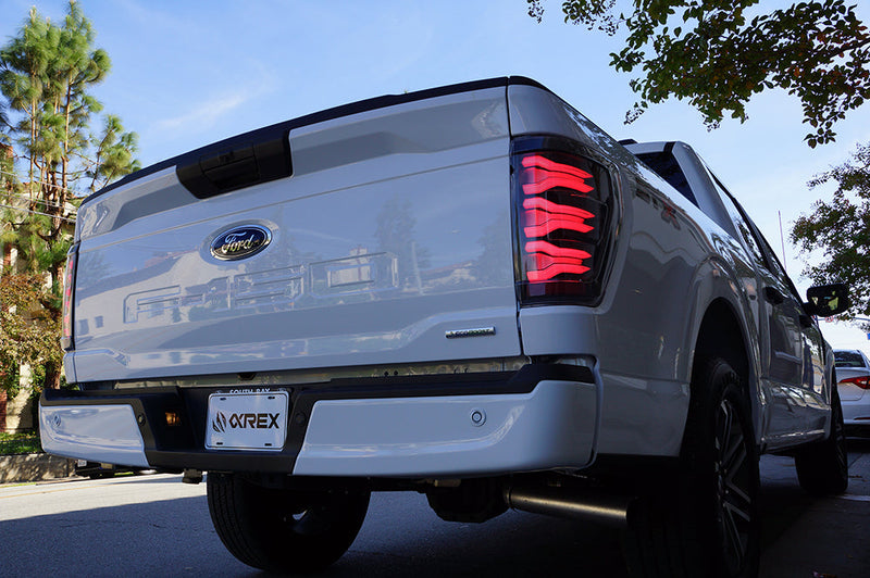 ALPHAREX -21-22 Ford F150 LUXX-Series LED Tail Lights Alpha-Black (Pre-Order Now) (ETA begin of Sep)-Tail Lights-Deviate Dezigns (DV8DZ9)