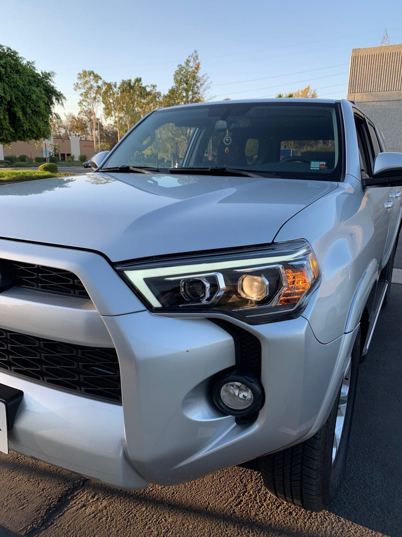 ALPHAREX - 14-20 Toyota 4Runner LUXX-Series Projector Headlights Black-Lighting-Deviate Dezigns (DV8DZ9)