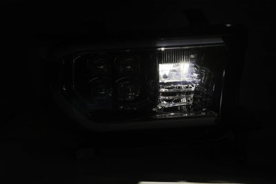 ALPHAREX - 07-13 Toyota Tundra NOVA-Series LED Projector Headlights Chrome (W/O Level Adjuster)-Lighting-Deviate Dezigns (DV8DZ9)