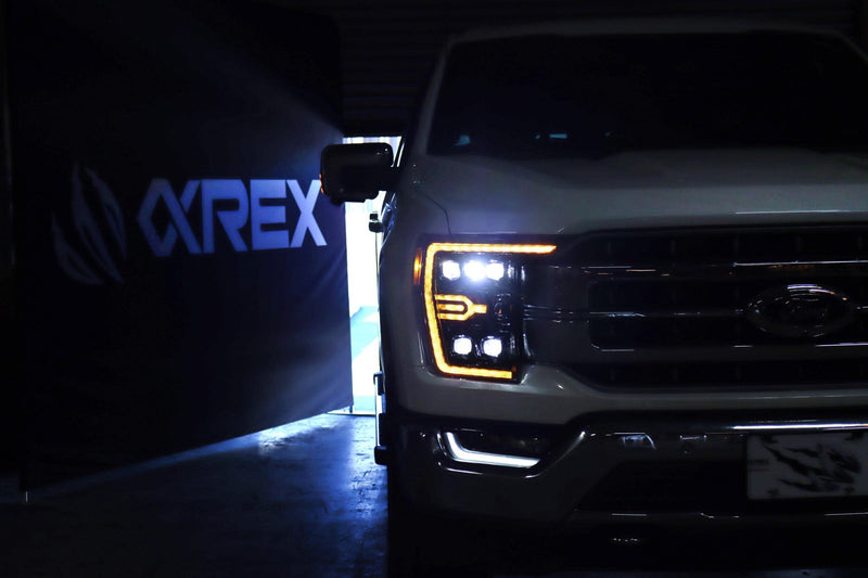 ALPHAREX - NOVA | Alpha Black | 21-23 Ford F-150-Headlights-Deviate Dezigns (DV8DZ9)