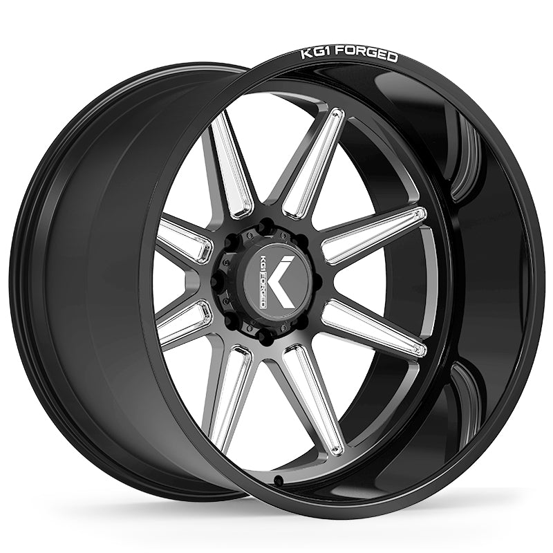 KG1 Forged - Scuffle | Concave Series | Black and Milled