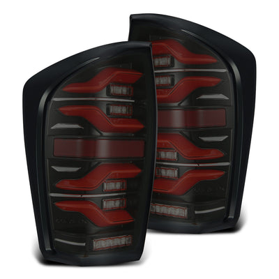 ALPHAREX - LUXX | Black-Red | Toyota Tacoma 16-22 (ETA end of Apr)-Tail Lights-Deviate Dezigns (DV8DZ9)