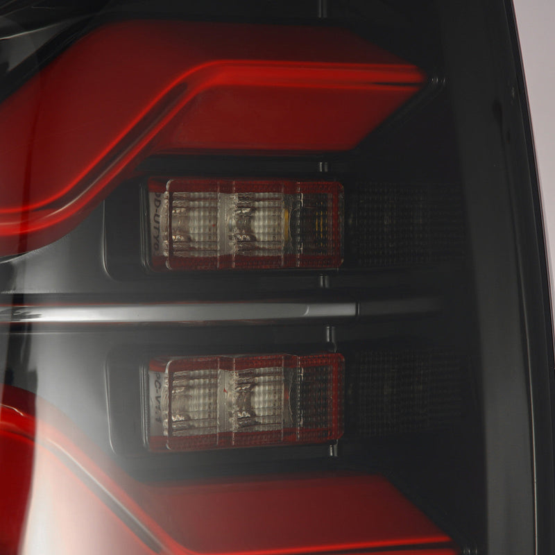 ALPHAREX - LUXX | Black-Red | Toyota Tacoma 16-22 (ETA end of Apr)-Tail Lights-Deviate Dezigns (DV8DZ9)