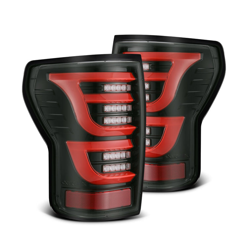 ALPHAREX - LUXX | Black-Red | 2007-2013 Toyota Tundra-Tail Lights-Deviate Dezigns (DV8DZ9)