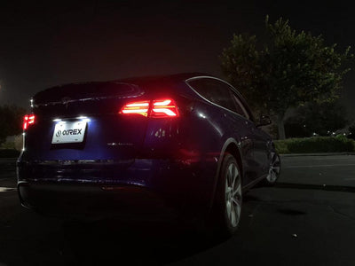 ALPHAREX - PRO | Jet Black | Tesla Model 3 17-22 | Model Y 20-22-Taillights-Deviate Dezigns (DV8DZ9)