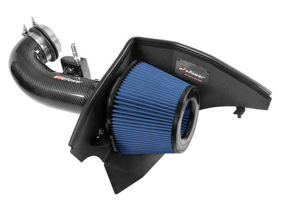 aFe 19-20 GM Trucks 5.3L/6.2L Track Series Carbon Fiber Cold Air Intake System With Pro 5R Filters-Cold Air Intakes-Deviate Dezigns (DV8DZ9)