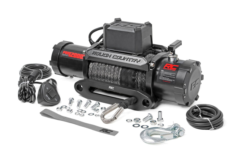 Rough Country  | 12000-Lb Pro Series Winch | Synthetic Rope