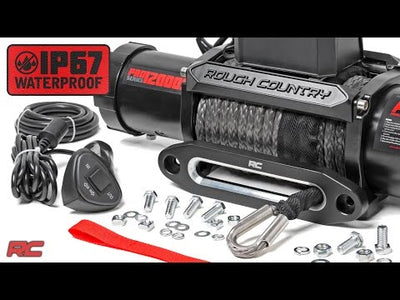 Rough Country  | 9500-Lb Pro Series Winch | Synthetic Rope