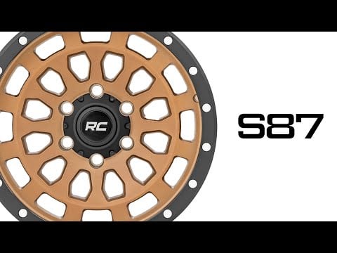 Rough Country  | Rough Country 87 Series Wheel | Simulated Beadlock | Bronze/Black | 17x8.5 |