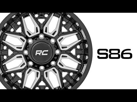 Rough Country  | Rough Country 86 Series Wheel | One-Piece | Gloss Black | 22x10 |