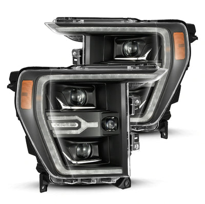 ALPHAREX - 21-22 Ford F150 LUXX-Series LED Projector Headlights Black (Pre-Order Now) (ETA end of Jan)-Headlights-Deviate Dezigns (DV8DZ9)