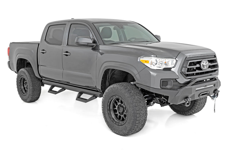 Rough Country  | SRX2 ADJ Aluminum Step | Double Cab | Toyota Tacoma 2WD/4WD (05-23)