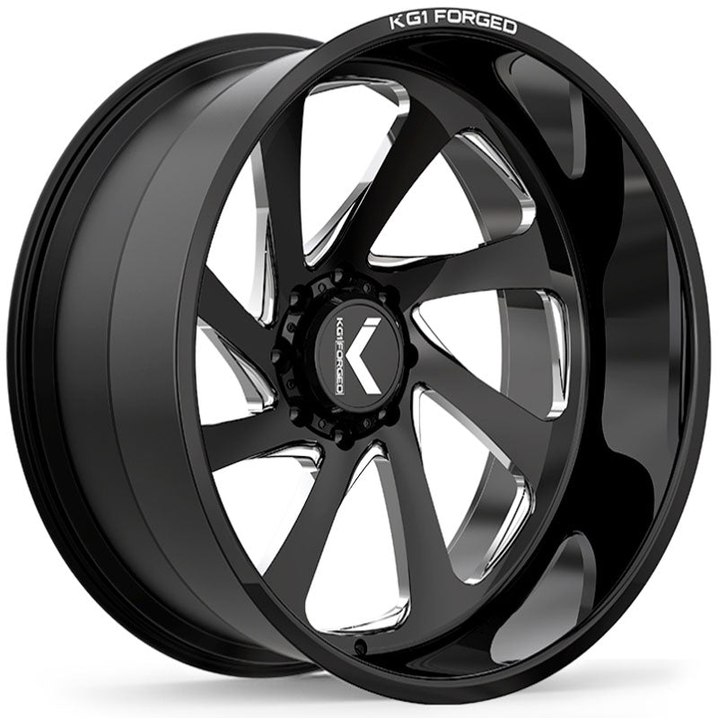 KG1 Forged - Swoop | Concave Series | Black and Milled